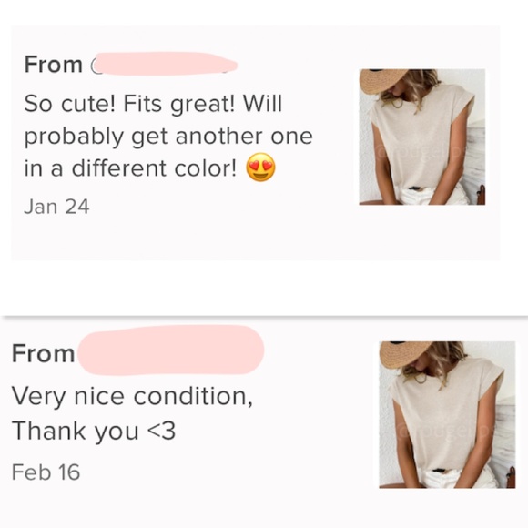 Beige Crew Neck Muscle Tee Top Shirt Cap Sleeve, Round Neck - Picture 7 of 11